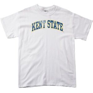 Kent State Golden Flashes Pre-Shrunk Vintage Arch Short Sleeve T shirt, NEW, L